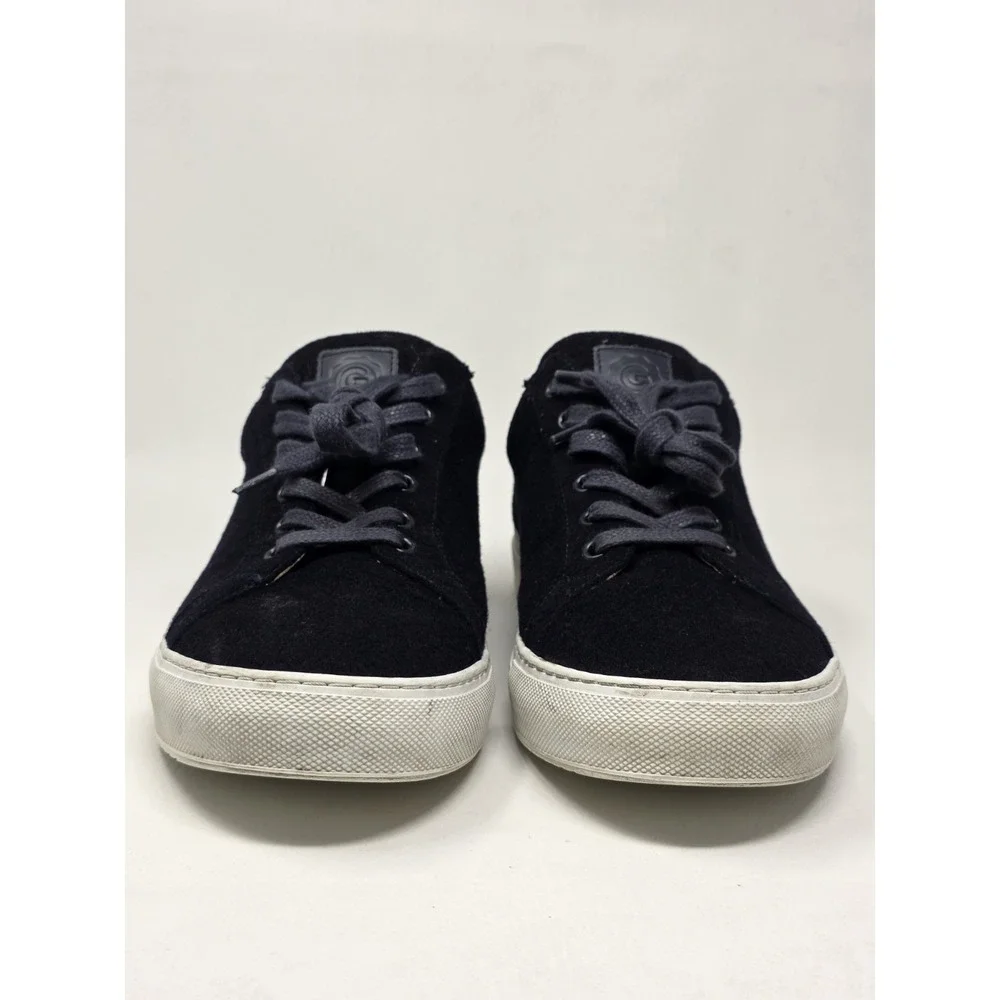 GREATS Suede Low Top Mens Size 8.5 Navy Casual Sneakers Made In Italy Pre-owned